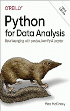 Python for Data Analysis : Data Wrangling with pandas, NumPy, and Jupyter
